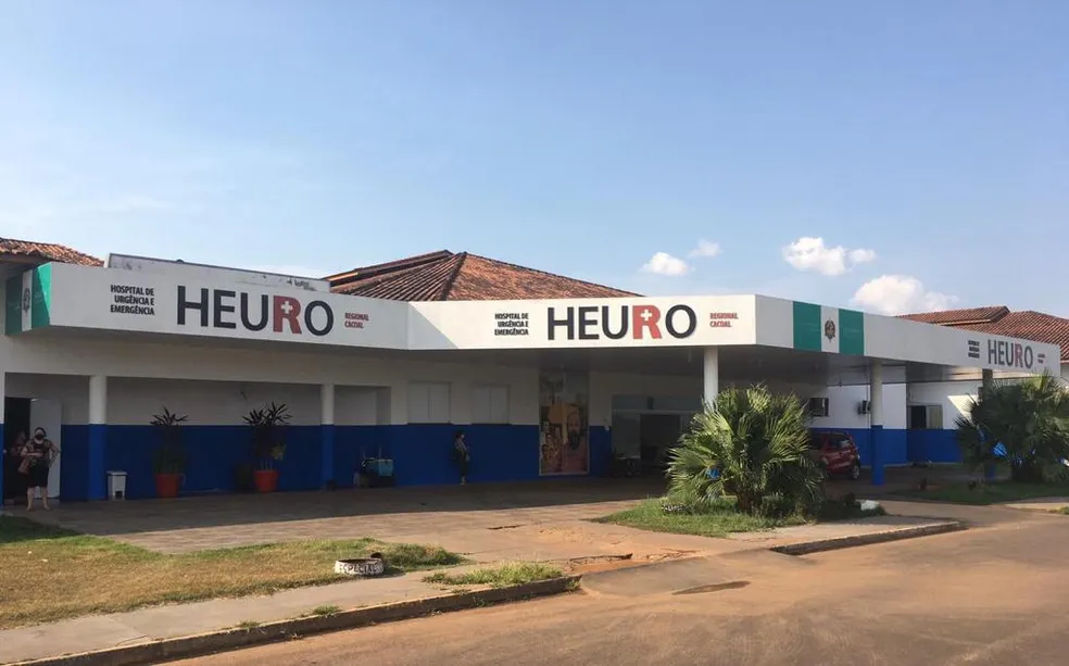Fachada do HEURO de Cacoal, em Rondônia