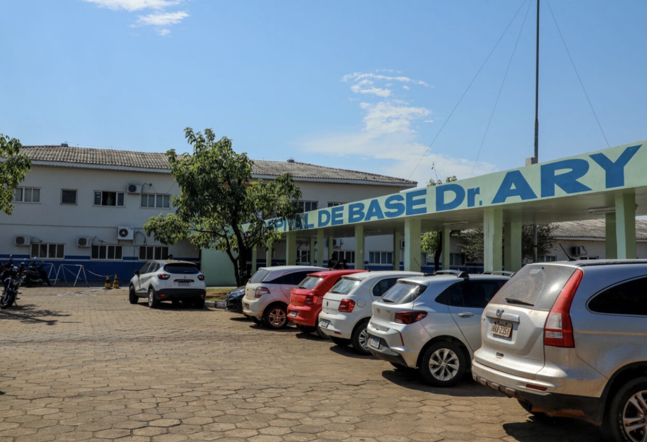 Fachada do Hospital de Base Dr. Ary Pinheiro, em Porto Velho, Rondônia